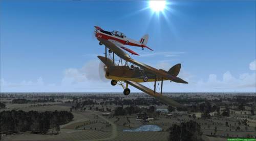 Richard Chadwick - The De Havilland sisters at play