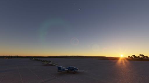 John Garbett - After a long, winding flight, a group of hardy aviators bask in the warm embrace of a Turkish sunset.