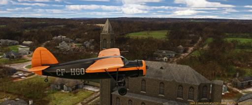 Norm Richards - Overhead Lessay: Buzzing the tower