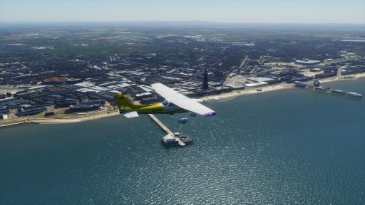 Neil Hartley - Sunny day passing Blackpool Tower