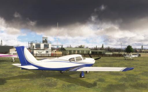 Andy Larkins - Arrival to Sleap airfield - Tuesday night flight